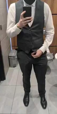 Would you join me in the toilets?