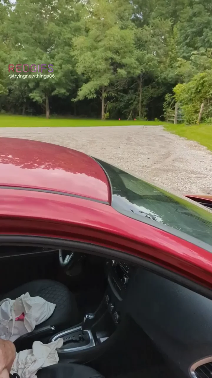 🚗 Road Trip Pussy Break: Naughty Car Masturbation Fun 💦👅