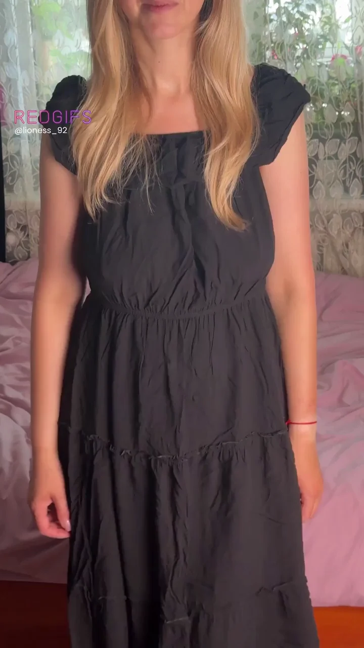 This dress had to go. Milf duty calls