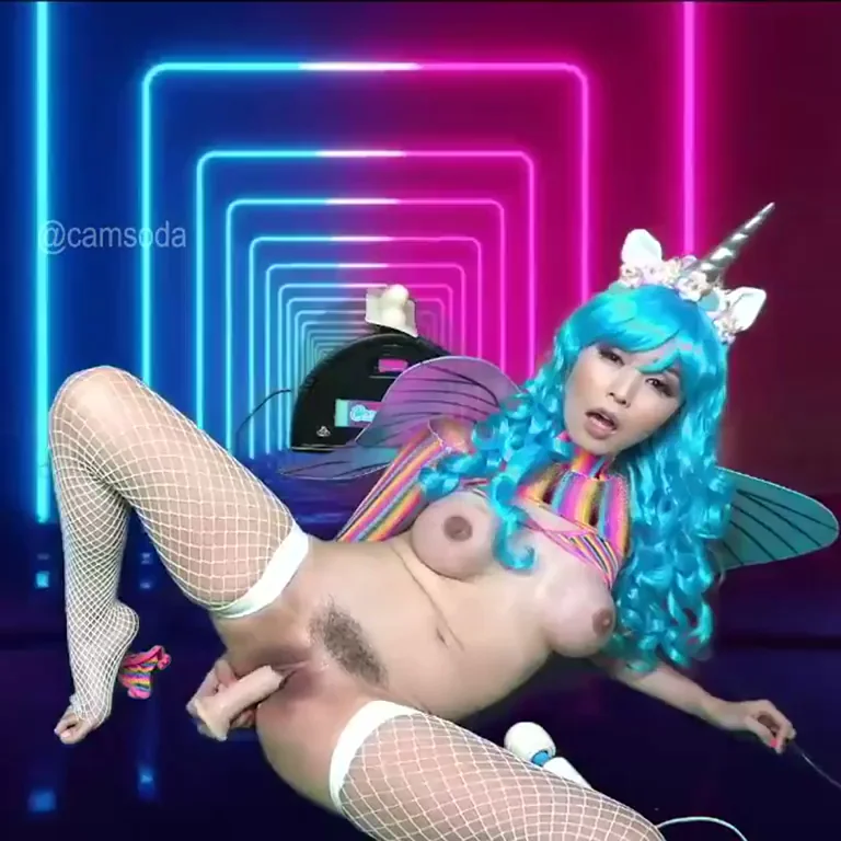 Cute Unicorn Butterfly Cosplay Squirts Hard 💦🦄🦋