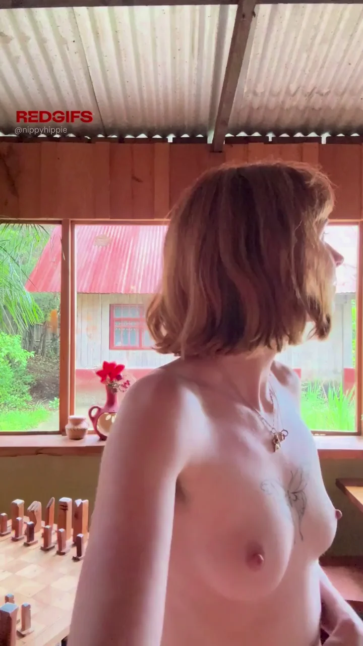 🔥 Redhead Hairy Slut Dances Nude Till Caught 😈🍑