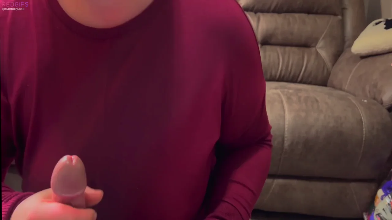 Work Can Wait: BBW Slut Worships Thick Cock on the Couch