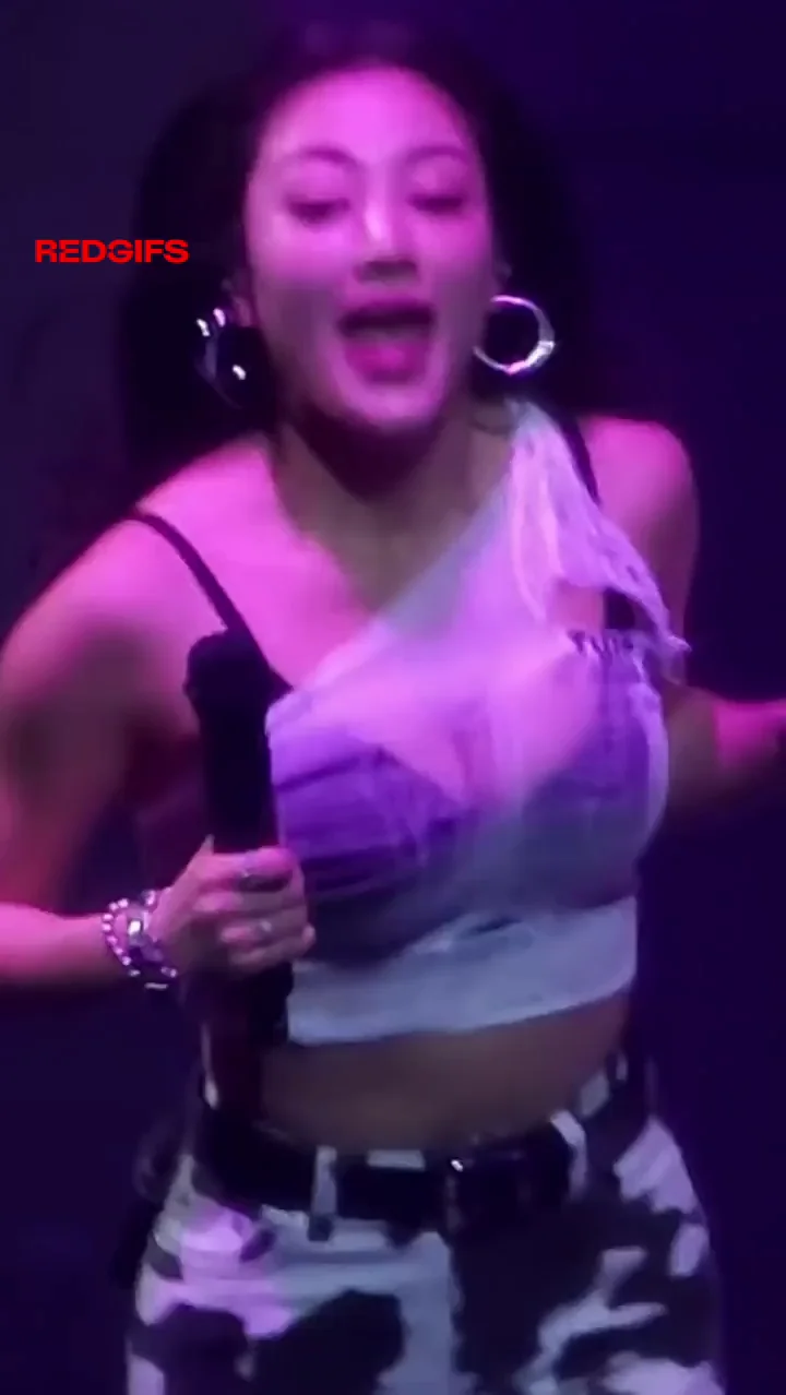 Jihyo's Massive Tits Bounce Wild in Sheer K-Pop Tease