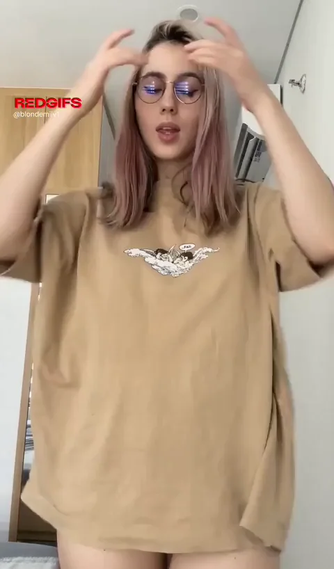 Perfect way to show you my melons