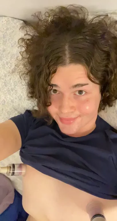 Nipple suction training feels absolutely amazing! ?