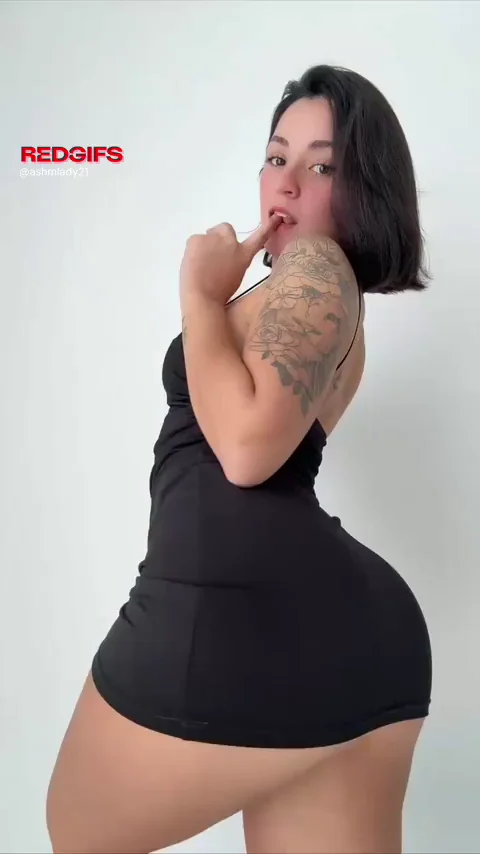 I love this tight black dress
