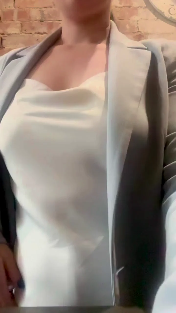 Office Slut's Epic Titty Drop Reveal
