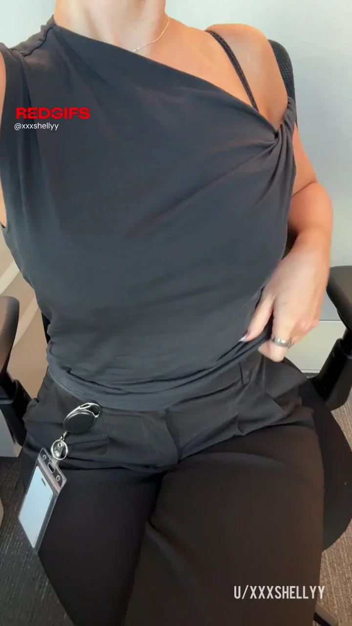 Birthday Office Slut: Sexy Lingerie Tease Under Work Clothes