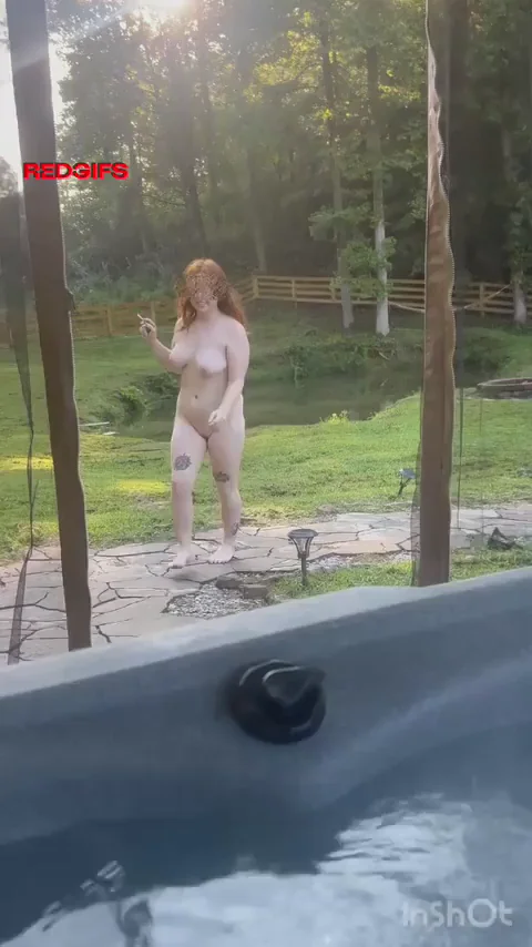 The hot tub is always fun