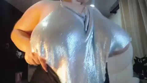 Gorgeous Busty Babe Unveils Head-Sized Tits