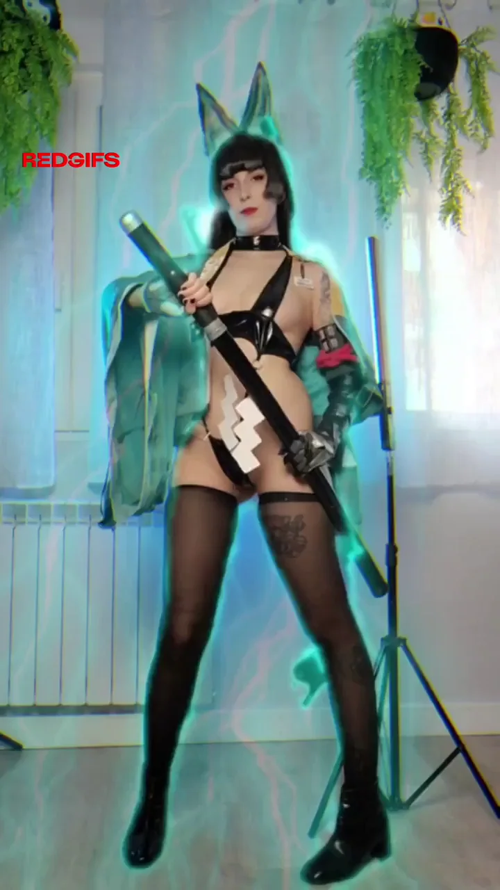 Miyabi Hoshimi strippin -! Zenless Zone Zero cosplay by Kerocchi