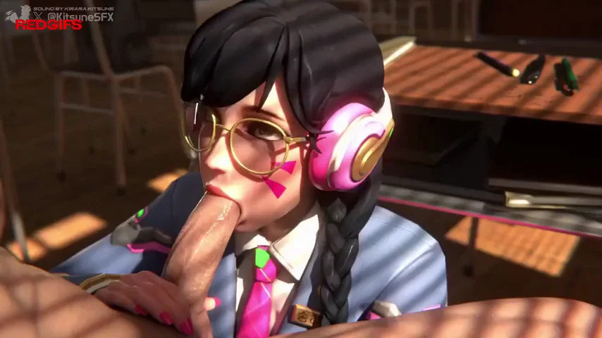 Look what I can do with my mouth [D.va,Overwatch] (kirara kitsune)