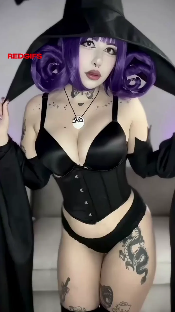 Naughty Blair Catgirl Cosplay Tease with Massive Tits and Thicc Curves