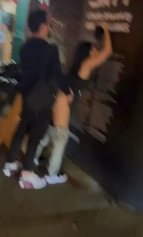 Slut wife fucking on road while husband cooking at home