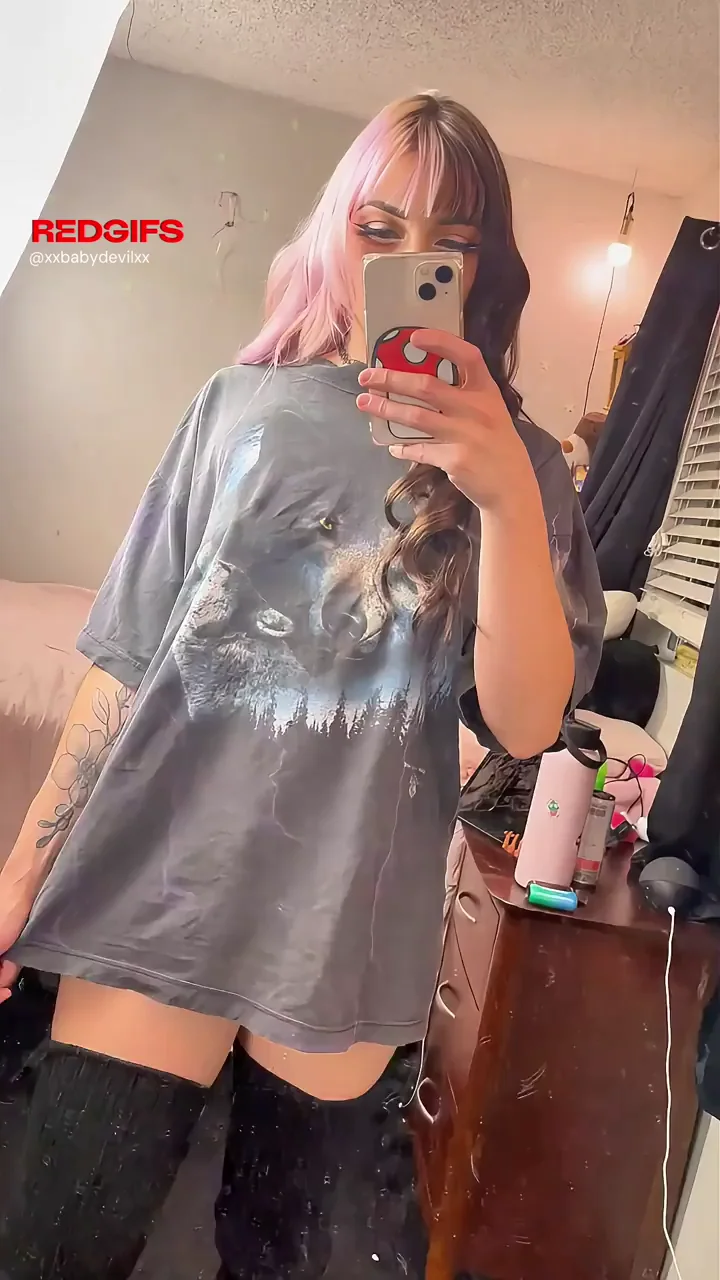 Emo Slut Tease: Date My Dripping Pussy & Thigh-High Curves? 🖤