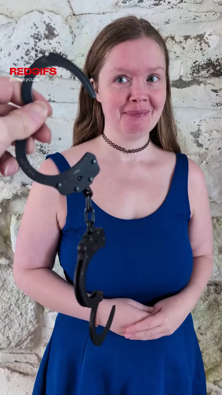Handcuffed Slut Locked to the Door! 🔒😈