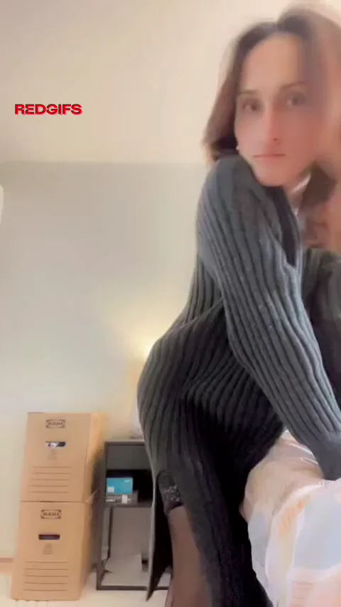 Chilly Tease: Quick Flash of My Trans Cock in Lingerie