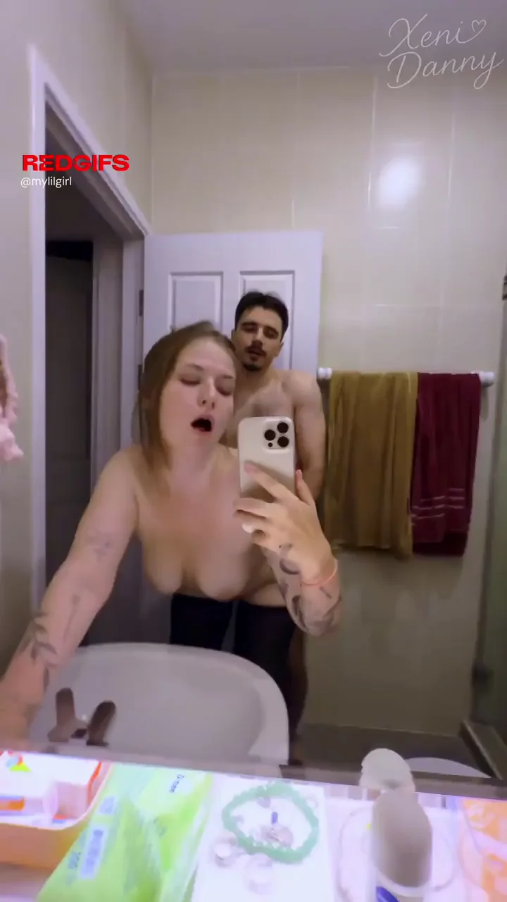 POV Creampie Slam: Teen Slut Fucked Raw & Filled in Bathroom 💦🍑
