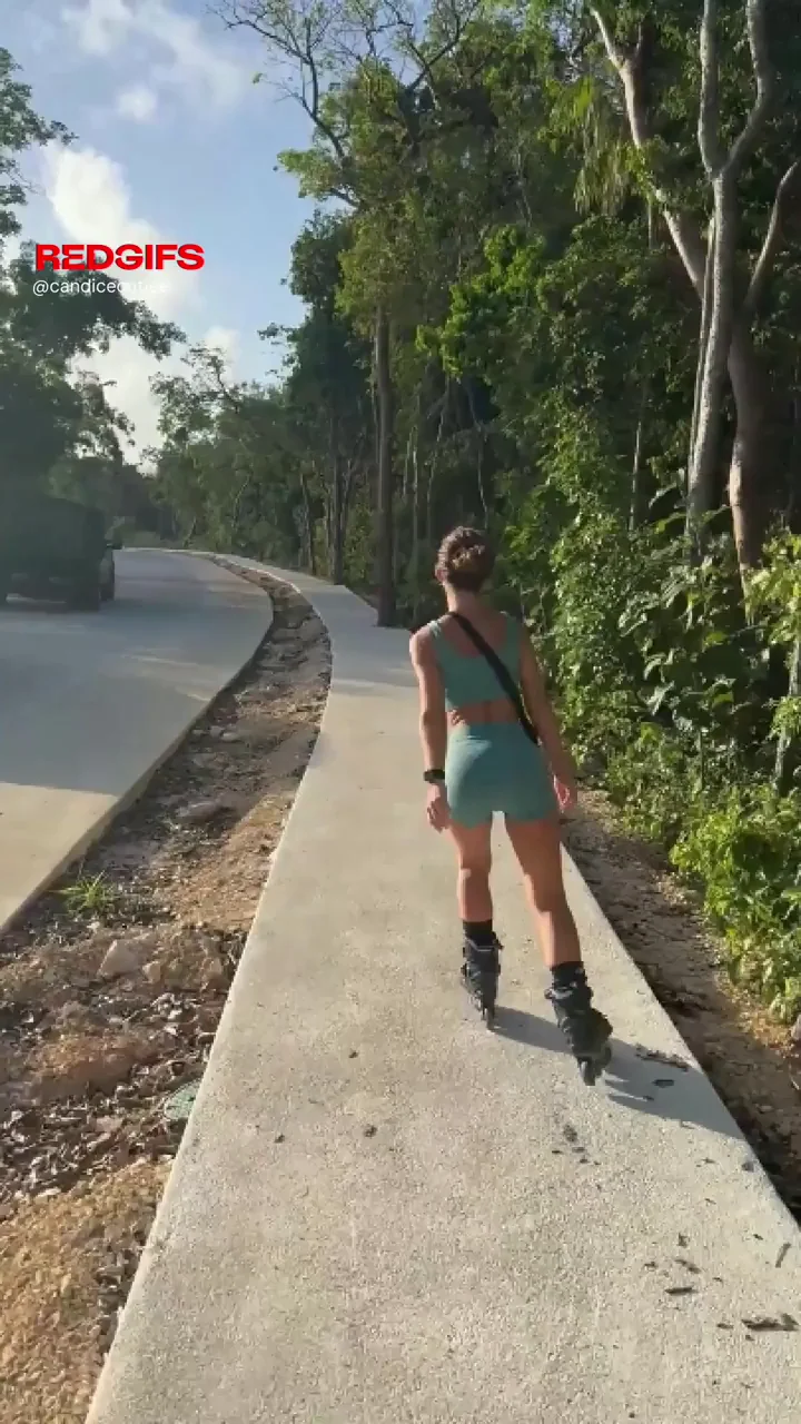skating around but wishing it was your cock i was bouncing on