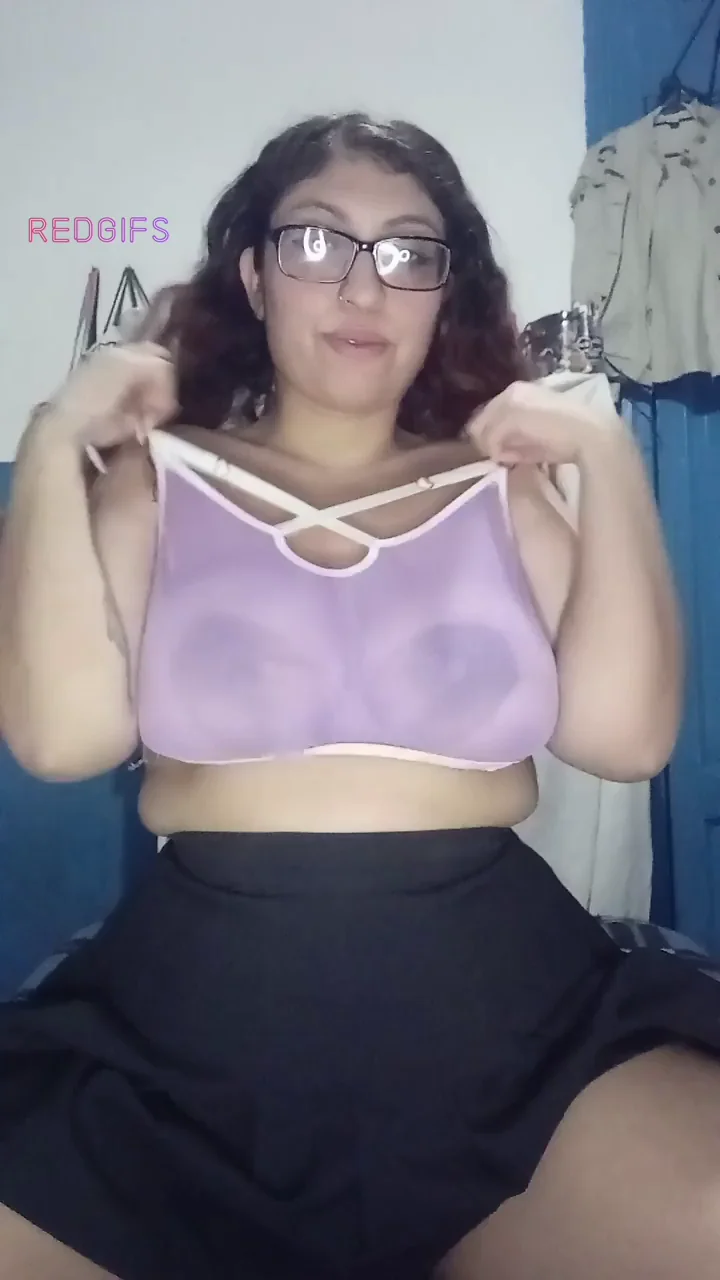 Soft Thick Uni Slut Teases with Wicked Saggy Mega-Tits