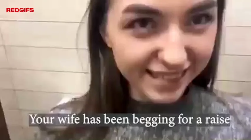 Pretty wife has to fuck boss for a raise bc your new job pays like shit