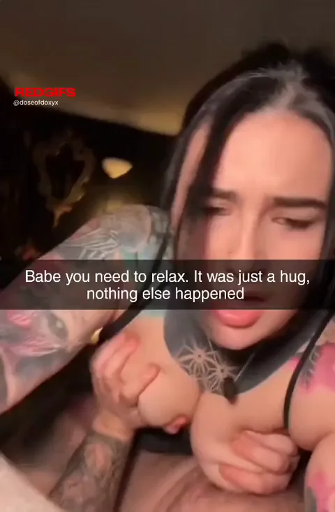 Just a 'Hug' 😏💦 Cheating Wife's Car Creampie Lie