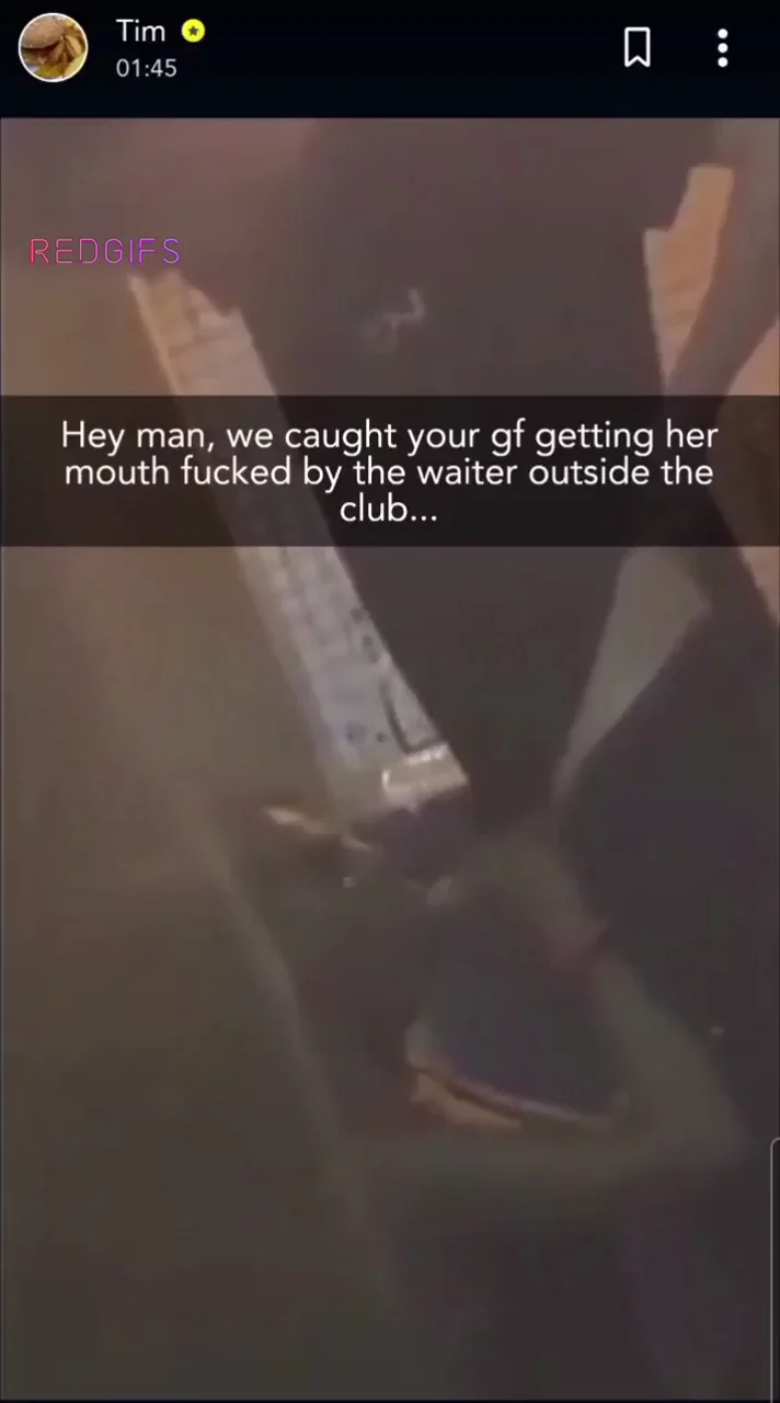 Drunk Slut GF Gagging on Waiter's Cock Outside Club 😈🍆💦