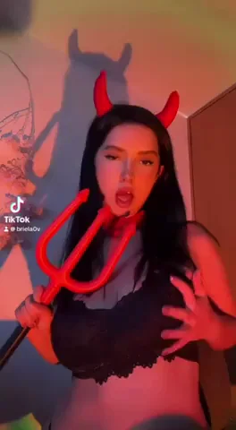 🔥 Briela's Devilish Tits Tease on TikTok 😈🍒