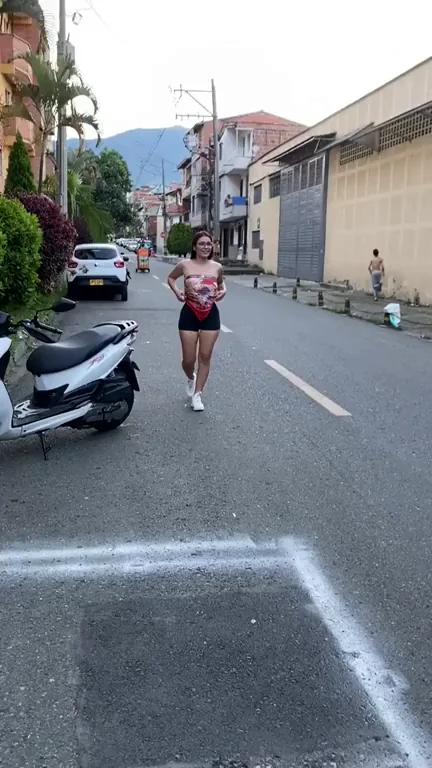 Don't tell my dad you saw me flashing down the street