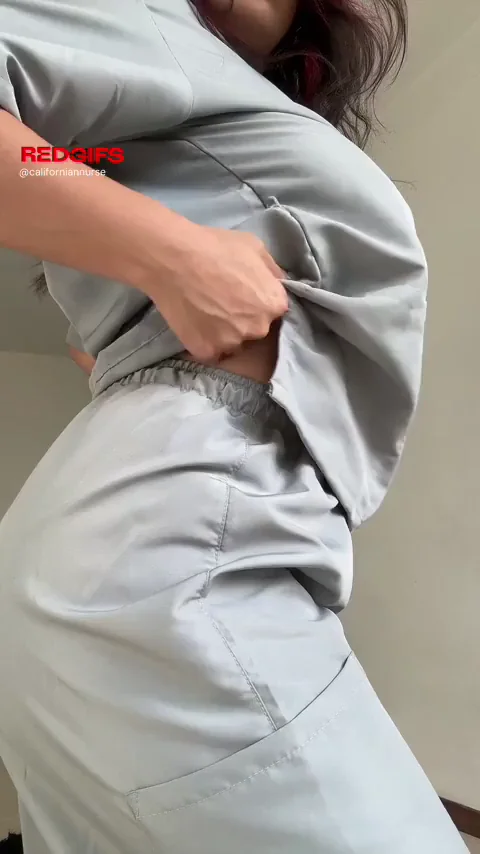 Under my scrubs, there is a lot of fun