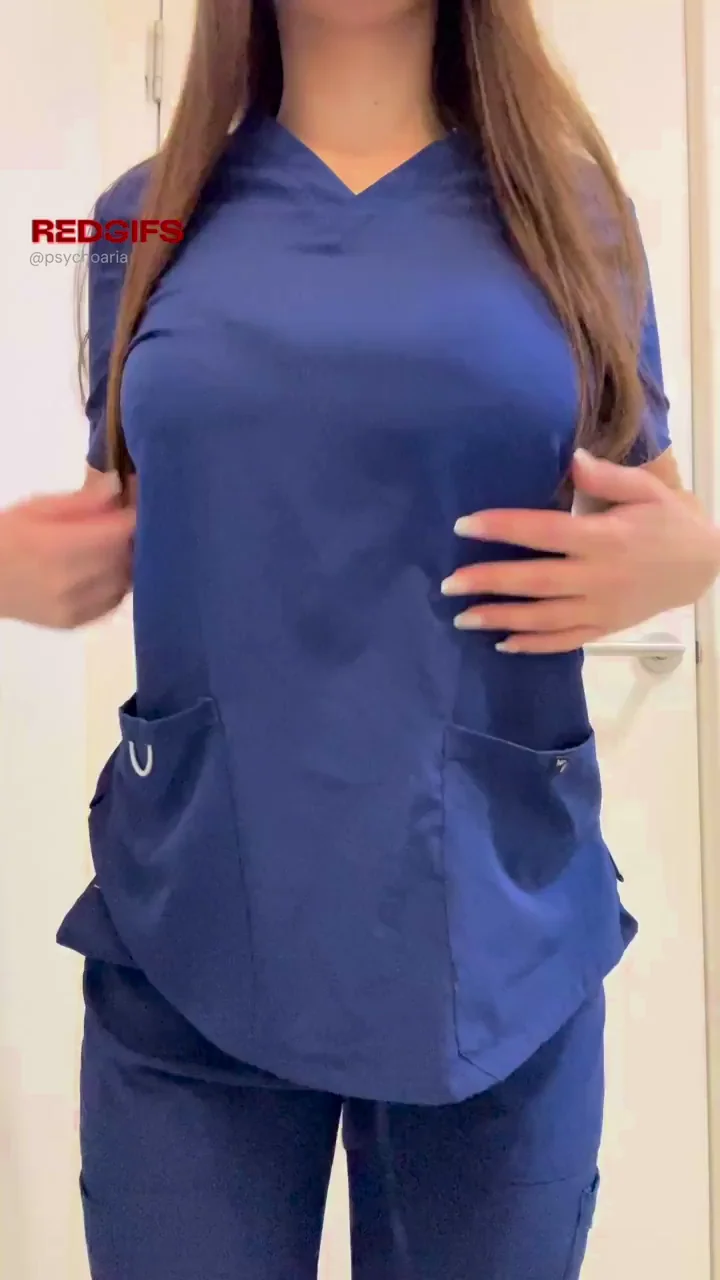 In case you've ever wanted to see your nurse tits... here you go 🍒