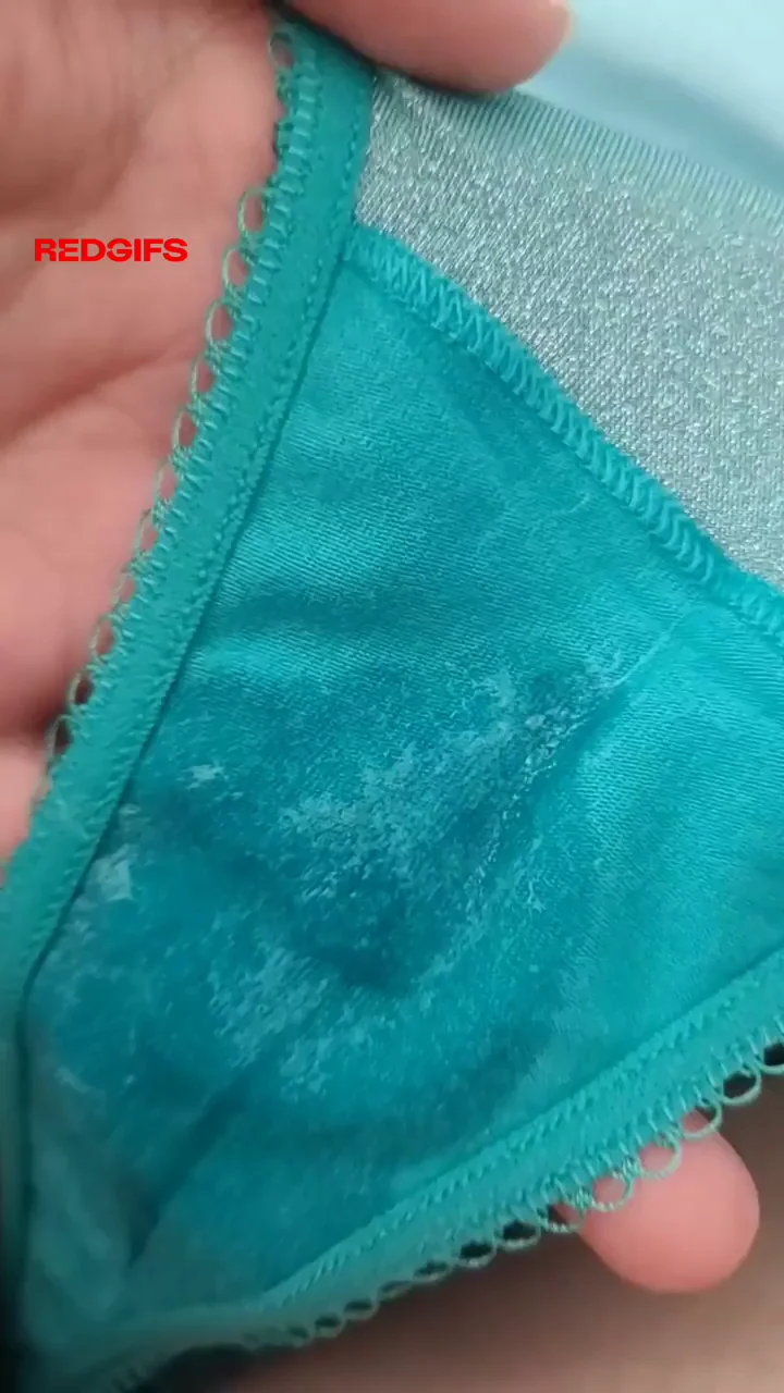Dripping Wetspot Tease on Slutty Teal Panties