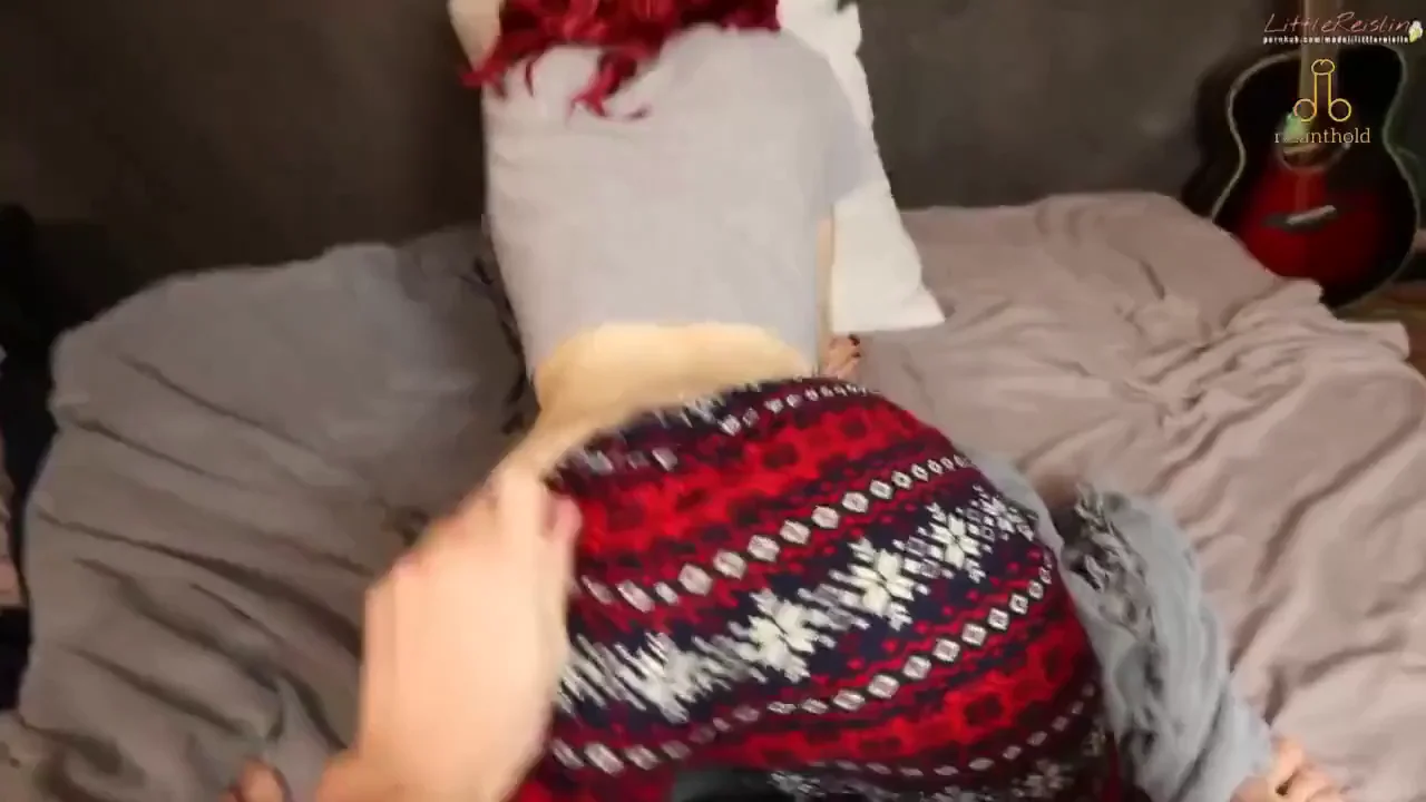 🎄 Christmas Slut Unwraps Creampie Surprise 🍆💦