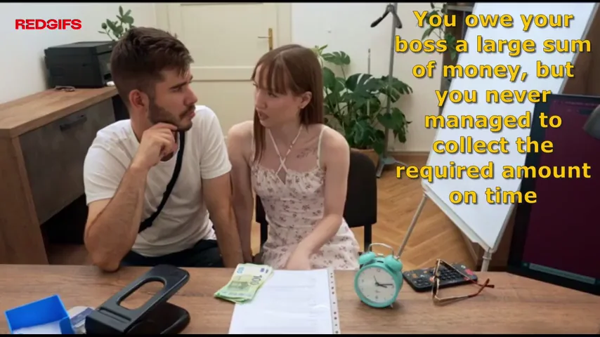 Wife pays off husband's debt, looks like he won't be having sex anymore