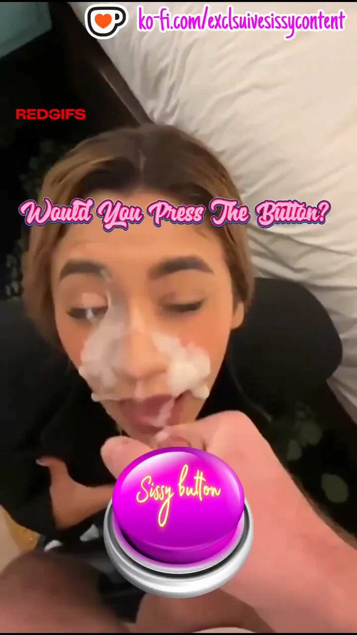 Sissy Begs: Smash the Button and Flood My Slutty Face with Cum! 😈🍆