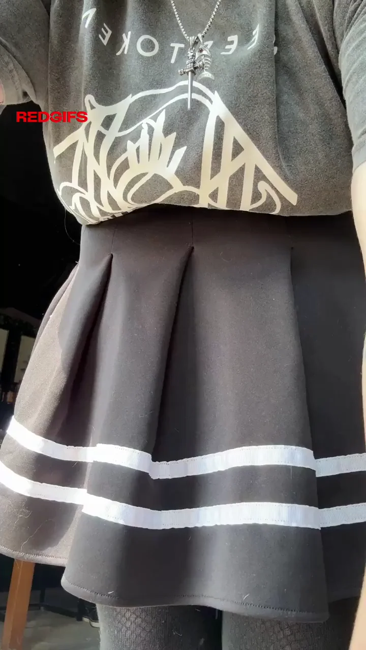 Humiliatingly Soaked Pussy Reveal Under My Skirt 😈💦