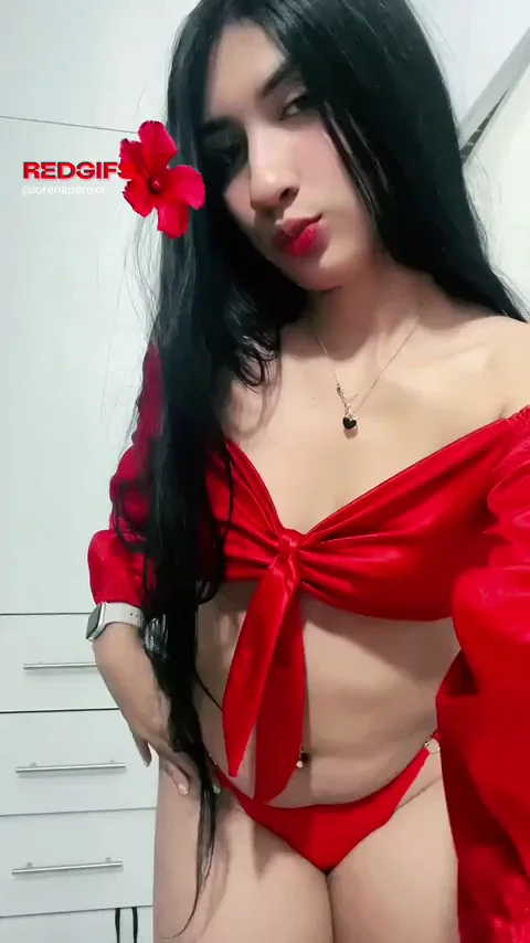 Hola 🔥 Latina Slut in Red Thong Teases Her Juicy Booty & Tits 💦