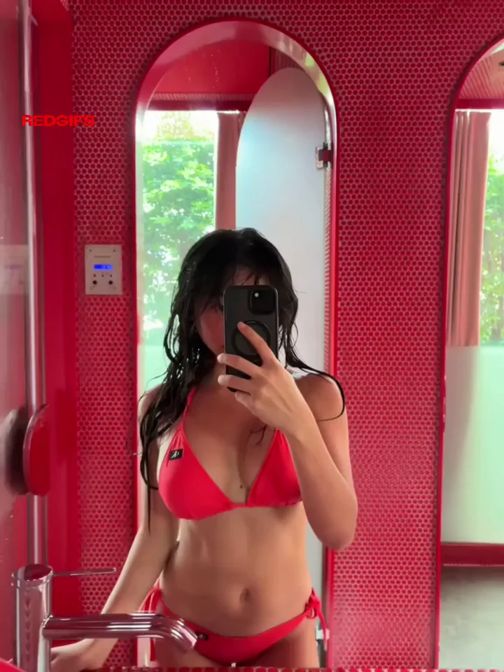 red bikini kinda feels like my whole personality today