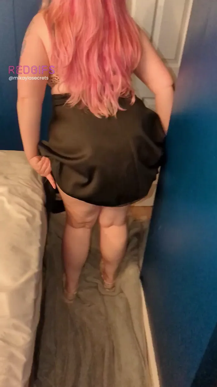 Never know what Mrs. S is hiding under her work skirt