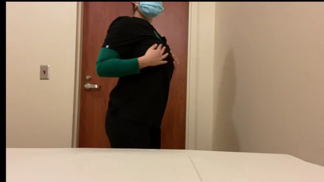 Here I go in my scrubs again ?