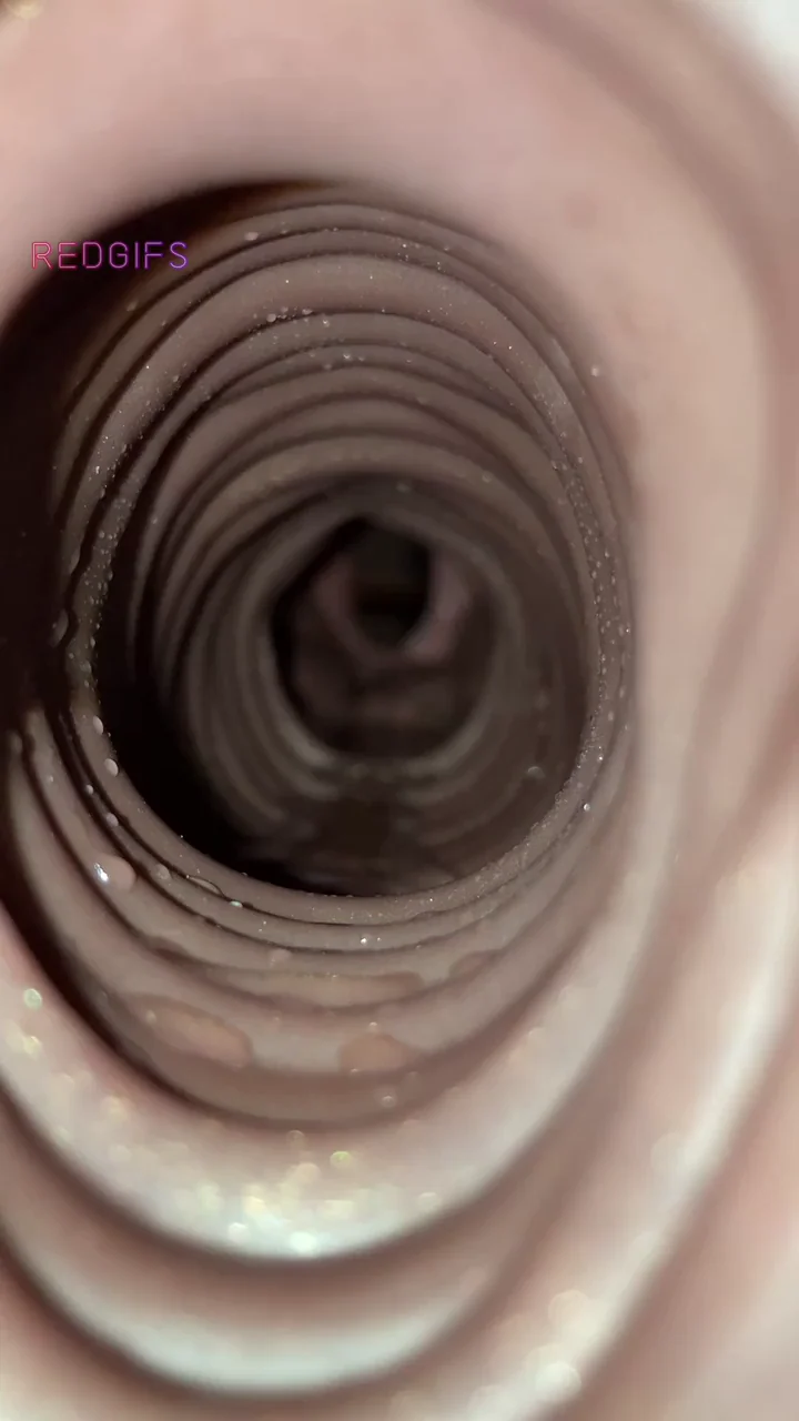 Insane Close-Up Creampie in Furry Fleshlight Pussy