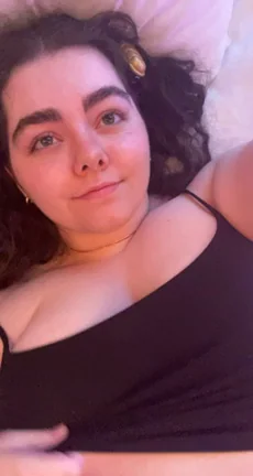 Thick Cutie Vibes Hard with Tits Poppin' to Her Fave Jam