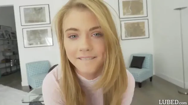 Cute Blonde Gets Fucked and Creampied