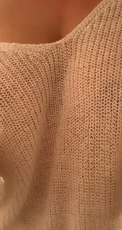 A baggy sweater can really hide what your working with.
