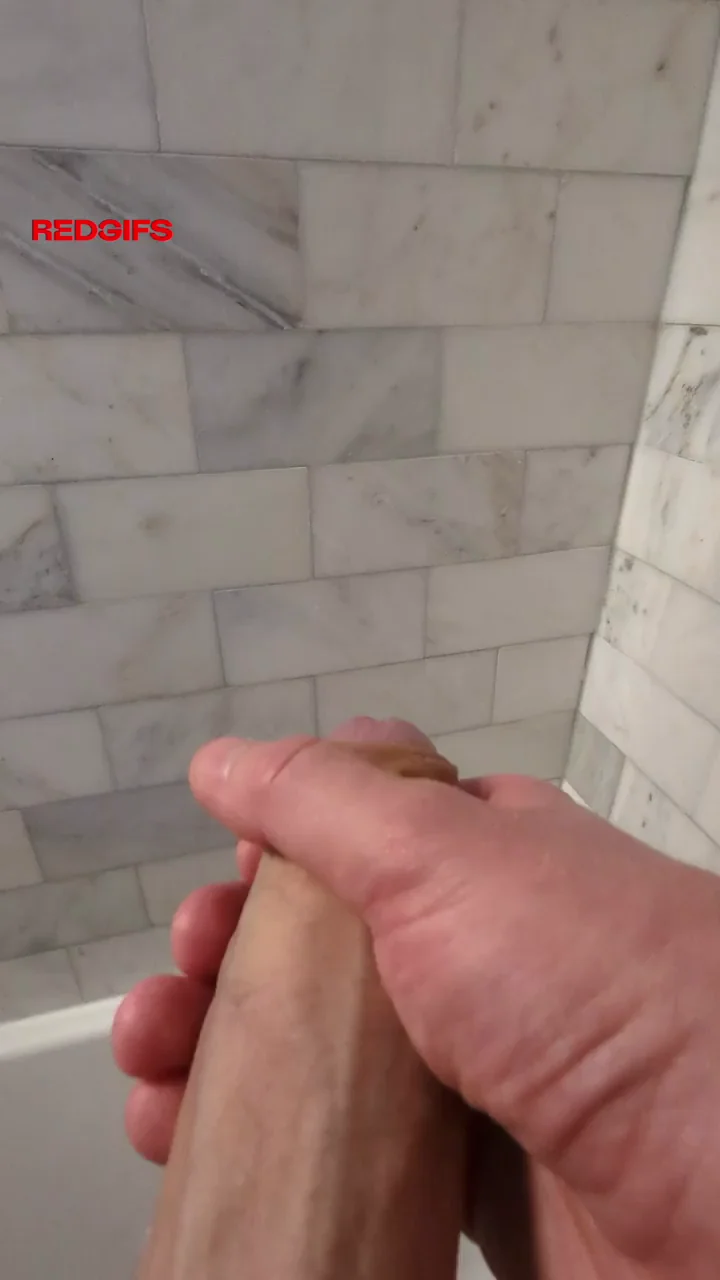 POV from my hard pissing cock