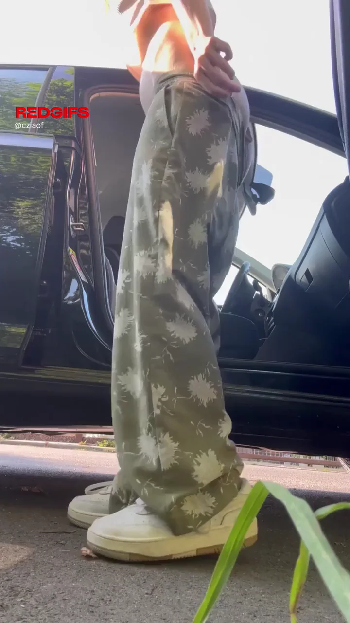 🔥 Hot Babe Pisses by Her Car - Too Wild? 💦🚗