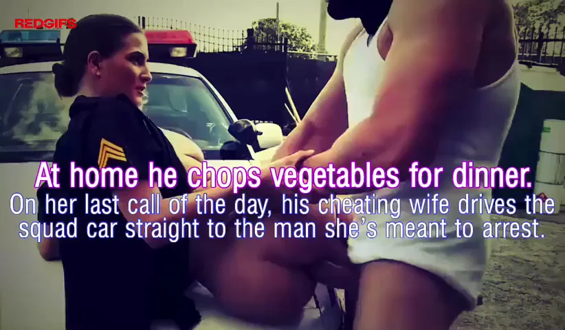 🚔 Slutty Cop's Final Raw Betrayal Fuck in the Car 💦