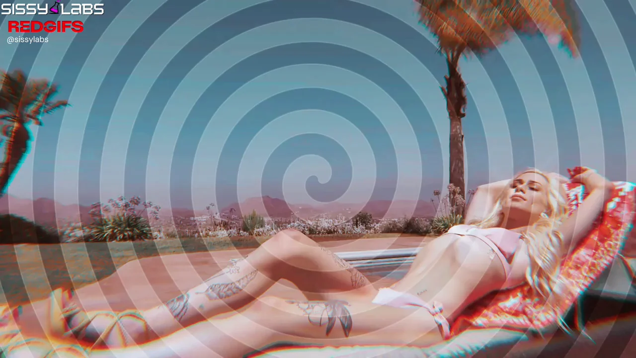 Sissy Hypno Bliss: Ultimate Self-Fuck Trance on the Poolside