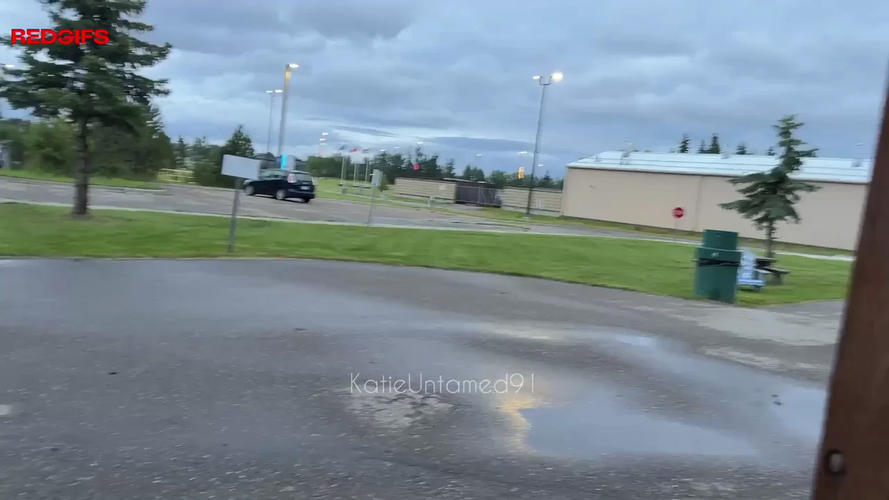 Slutty Blonde MILF Rides Dildo in Public Park 😈🍆💦