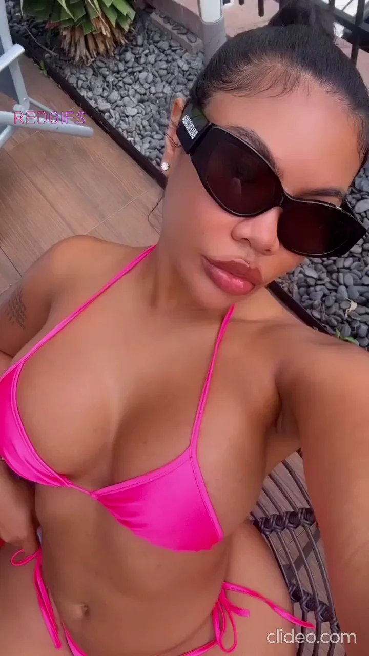 Pink Bikini Bombshell: Tits & Ass Tease Gone Wild